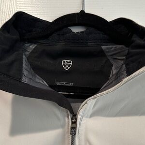 Nike Golf Black and Light Gray Windbreaker
